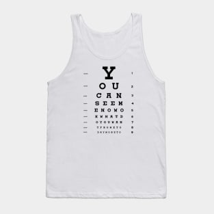 Eye Chart Tank Top